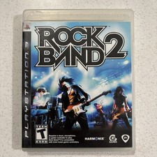 Rock Band 2 Game (Sony PlayStation 3, 2008) PS3 - Complete with Manual - CIB