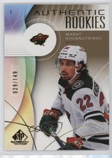 2024 Upper Deck SP Game Used Authentic Rookies Gold /149 Marat Khusnutdinov 1mz4