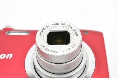 Niokon COOLPIX A100 RED Color Compact Digital Camera From Japan | eBay