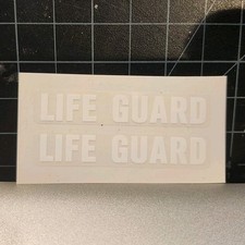 Tonka Lifeguard Jeep Replacement Decal Set
