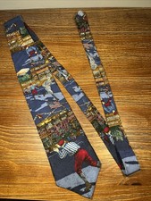 Tango By Max Arab Americana Series BASEBALL Tie 100% Silk Made In USA