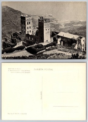 Sant Pere de Rodes Monastery Port de la Selva Spain Vintage Postcard