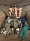 Lot of (3) 1964 G.I. Joe Action Figures  Plus Clothing and Accessories!