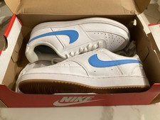 Nike Court Vision Low White University Blue Men's Sneaker HJ9105-100 Leather 