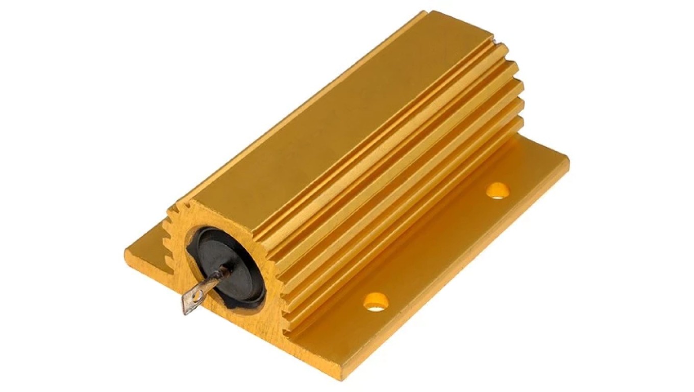 Wirewound Resistor Screwed With Heatsink 100W 1 Ohm 1-1625999-4