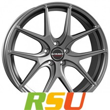 4x Borbet Y titan matt 20-Zoll 8.5x20" ET35 LK5 114.3 ML 72.5 Alufelgen 20 Zoll