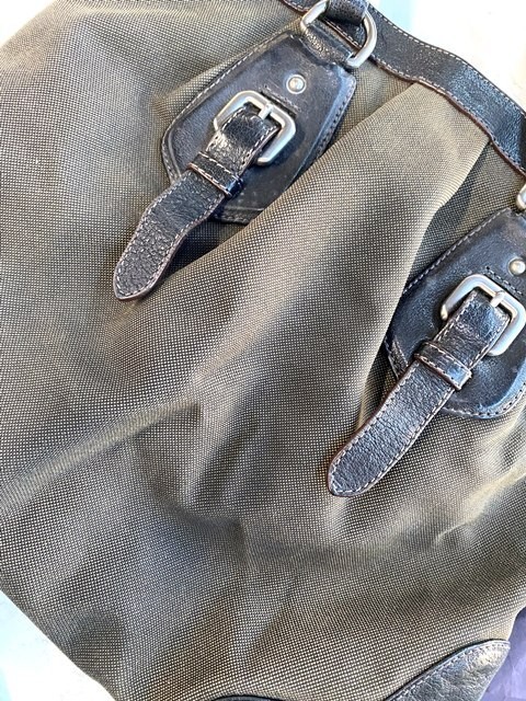 Prada Jacquard Logo 2-Way Shoulder Bag BN1302 Vintage Authentic thumbnail 3