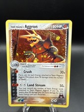 Team Magma's Aggron 7/95 Ex Team Magma vs Team Aqua Holo Swirl Out Of Mouth 🍥🍥