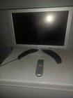 Dell W1700 Flat Panel 17"  Widescreen LCD TV Gaming Monitor READ Remote — photo 1