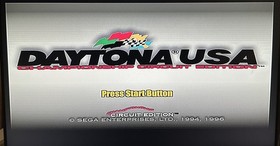 Daytona USA Championship Circuit Edition SEGA SATURN PAL Tested Working