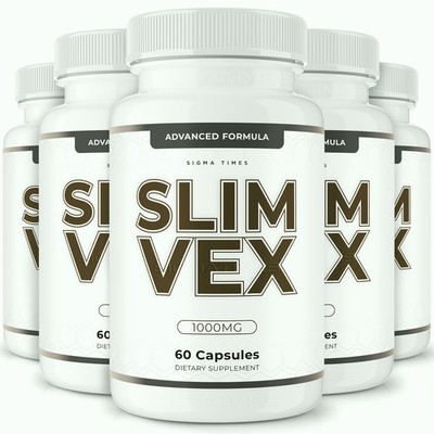 Slimvex Capsules, Daily Supplement for Weight Loss, Metabolism & Energy - 5 Pack