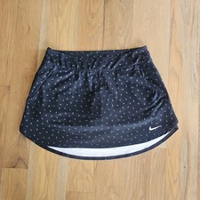 Nike Dri-Fit Girls Tennis Skort w/ Pockets Black Size Medium