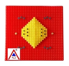ACS MAT Acupressure Mat Super Leg Pain Yoga foot mat Massager (Red)