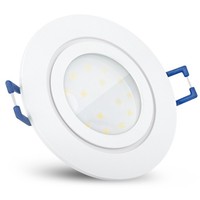 RW-2 Einbauleuchte Weiß Rund LED 2W Warmweiß Einbaustrahler Spot Deckenleuchte