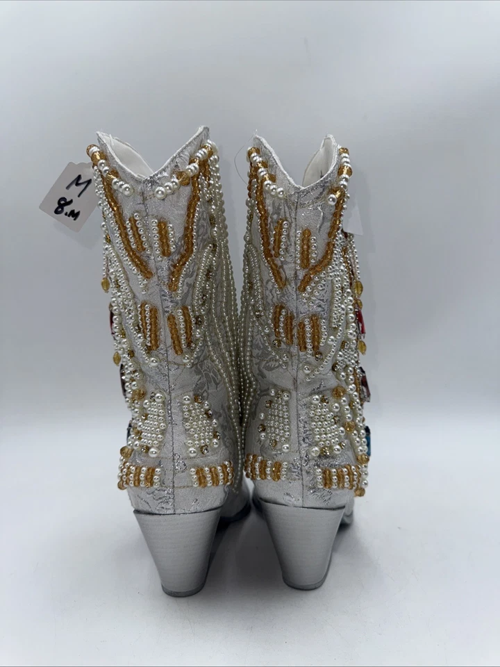 Azalea Wang Women's Astounding Embellished Fashion Booties Size 8 - Image 4 of 4