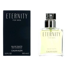 Calvin Klein   Eternity EDT Spray for Men 3.3 oz  Fast Ship  New  Authentic