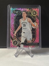 2025 Panini WNBA Select - Breanna Stewart Pink Shimmer Courtside /3 Liberty #223