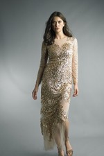 sequined evening dress