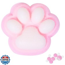 1pcs Pink Squishy Cat Paw Squishy Toy,5 Inches Big FuFu cat Squee