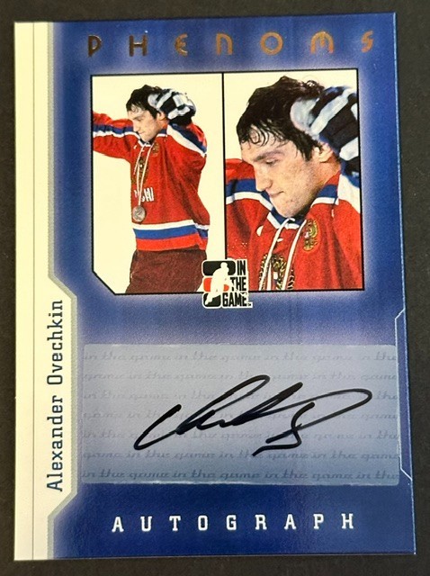 Alexander Ovechkin Card Lot.  In The Game Phenoms SP.  Heroes and Prospects. view 6