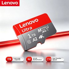 LENOVO Micro SD Card 4K UHD Memory Card Flash Card Camera PC Laptop Drone Videos