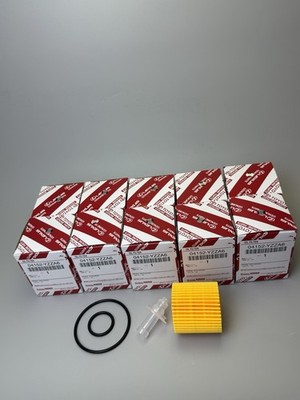 TOYOTA COROLLA PRIUS SCION IM XD OIL FILTER SET OF 10 GENUINE OEM 04152-YZZA6
