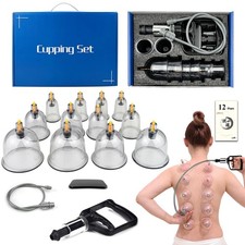 Cupping Set, 19 Cups Cupping Kit for Massage Therapy, Cupping Therapy Set