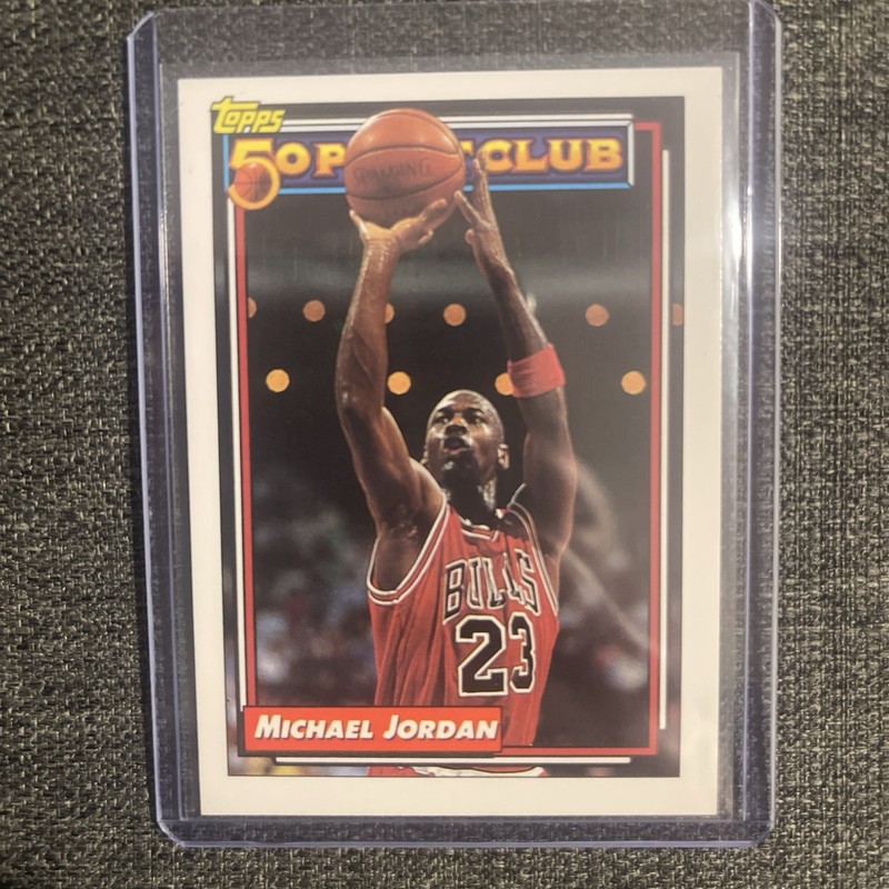 Topps 1992-93 50 Point Club Michael Jordan #205 Chicago Bulls Basketball Card