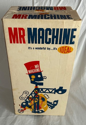 IDEAL MR MACHINE ROBOT BOXED 1960 4844-7 PAT PENDING READ ALL | eBay