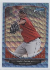 2013 Bowman Wrapper Redemption Blue Wave Refractor Jose Cisnero #BCP35 3i8