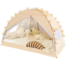 Bed Canopy for Kids/Adults,Mosquito Net & Privacy Tent 2-in-1 Bed Tent,Air Ve...