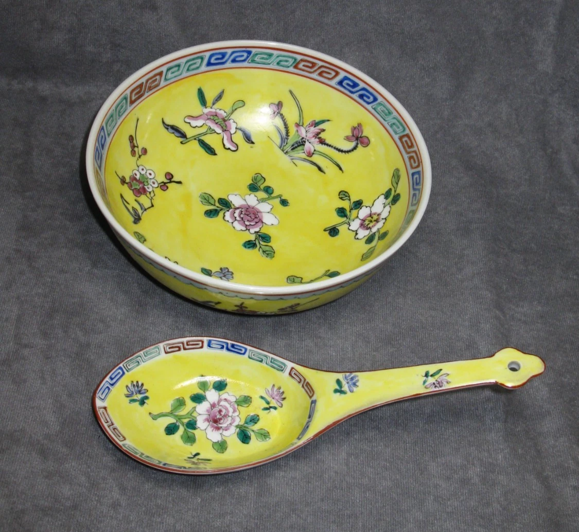 Yellow Antique Original Antique Chinese Bowls for sale | eBay