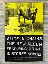 Alice In Chains Columbia Tower Records Grind 1995 Vintage Print Ad