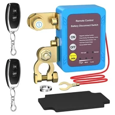 1 Set Remote Battery Disconnect Switch W/ Remote Control For 6-14V Vehicles