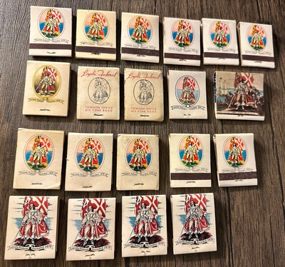 Loyola Federal Savings And Loan Matchbook Matches Lot Towson MD Maryland +Extras