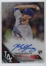 2016 Topps Chrome Rookie Auto Refractor 170/499 Ross Stripling #RA-RS Auto 14po