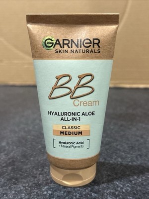 Garnier Skin Naturals Hyaluronic Aloe Vera BB Cream MEDIUM LIGHT 50 mL / 1.7 oz