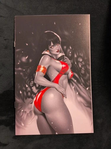 VAMPIRELLA ARMAGEDDON #8 VIRGIN JORDAN AMAMOTO B&W EXCLUSIVE 1