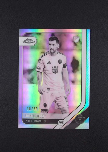 30/30 ≈1/1 2026 Topps Chrome MLS Lionel Messi #10 Pearl Refractor