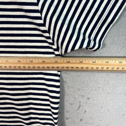 Vintage 90s Tommy Hilfiger Jeans Striped T Shirt Adult Medium Blue White Herren - Bild 2 von 12
