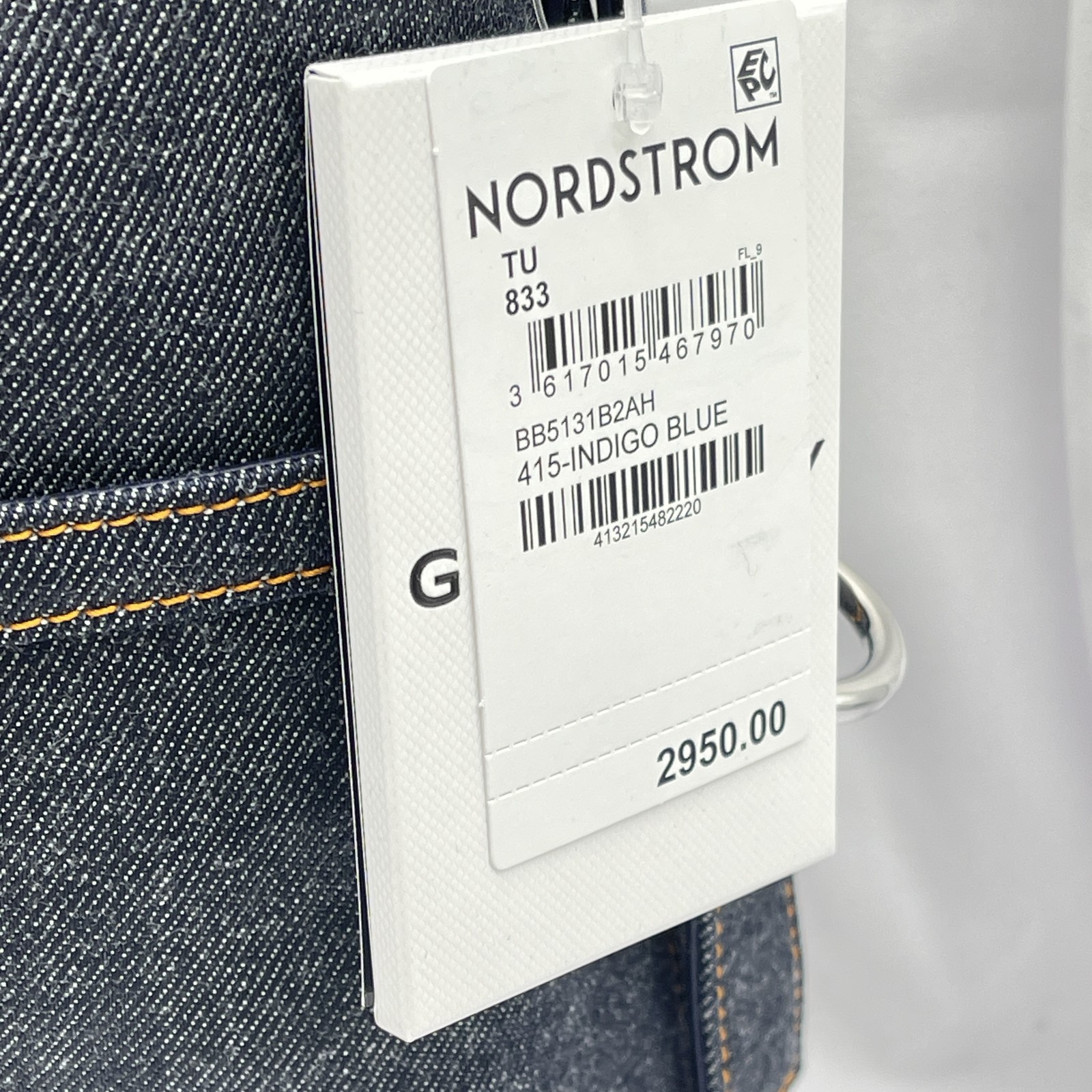 Givenchy Womens Voyou Medium Shoulder Bag Denim Blue thumbnail 8