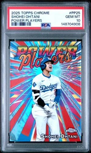 2025 Topps Chrome Power Players #PP25 Shohei Ohtani PSA 10 Gem Mint