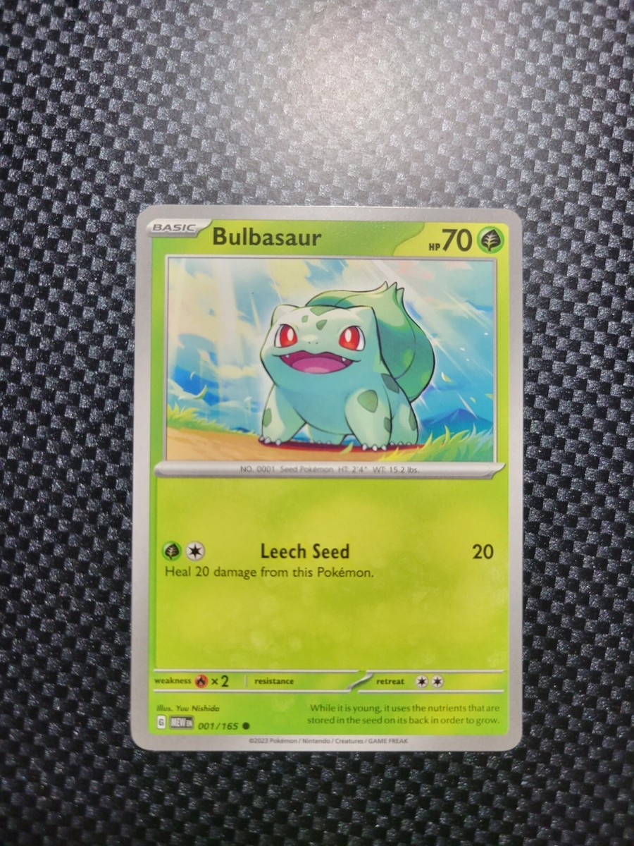Pokémon TCG Scarlet & Violet 151 English Bulbasaur 001/165 Regular