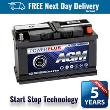 AGM 096 Start Stop Car Battery - Advanced PowerPlus Technology 75ah