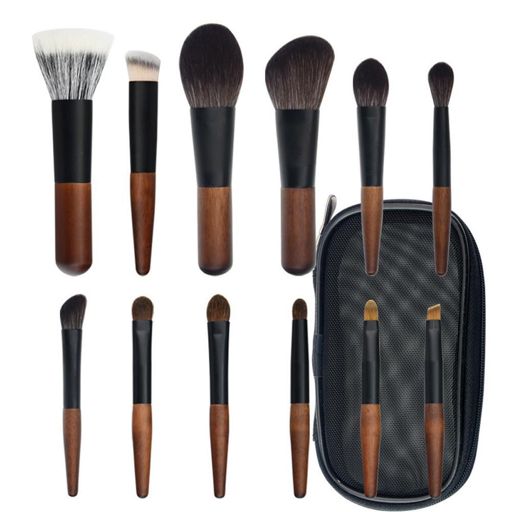 12pcs Complete Makeup Brush Set Powder Eyeshadow Foundation Blush Brush GXA