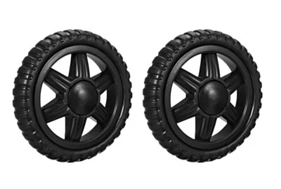 2 Ruedas Negro Neumático 13cm de Repuesto Trolley Maleta Bolsa Caucho Carro - Imagen 1 de 2