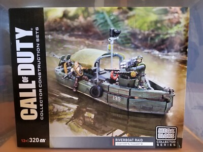 Mega Bloks Construx Collector Series Call Of Duty Riverboat Raid, Neuf Sous Blister