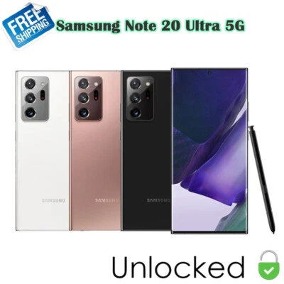 Samsung Galaxy Note 20 Ultra 5G Smartphone Handys 12+128GB N986U Ohne Vertrag