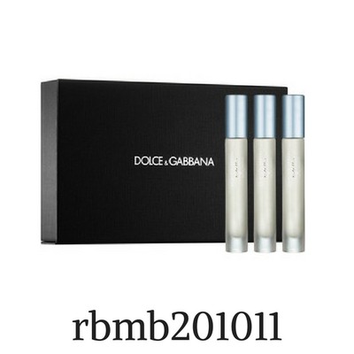 3 x Light Blue By Dolce & Gabbana 0.25 oz / 7.4 ml EDT Women's Mini Spray - NIB 