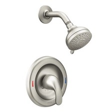 MOEN 82604SRN ADLER SPOT RESIS BRUSHED NICKEL POSI-TEMP SHOWER FAUCET WITH VALVE